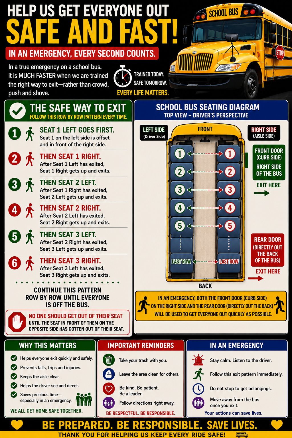 School Bus Safety Exit