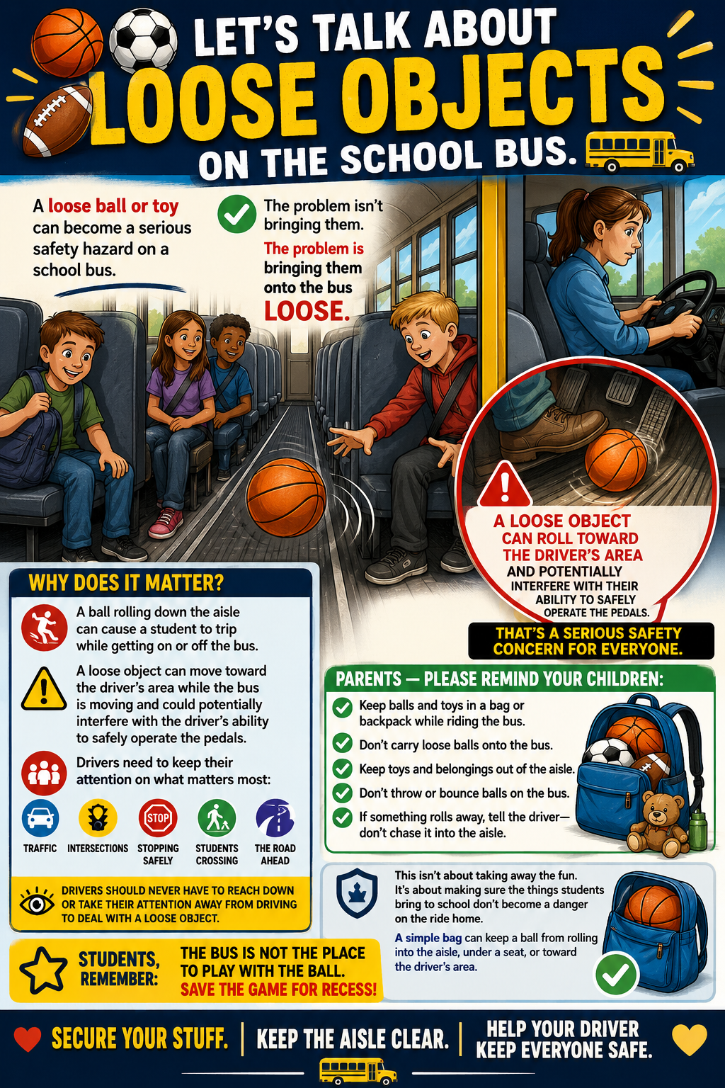 Loose Objects on the Bus