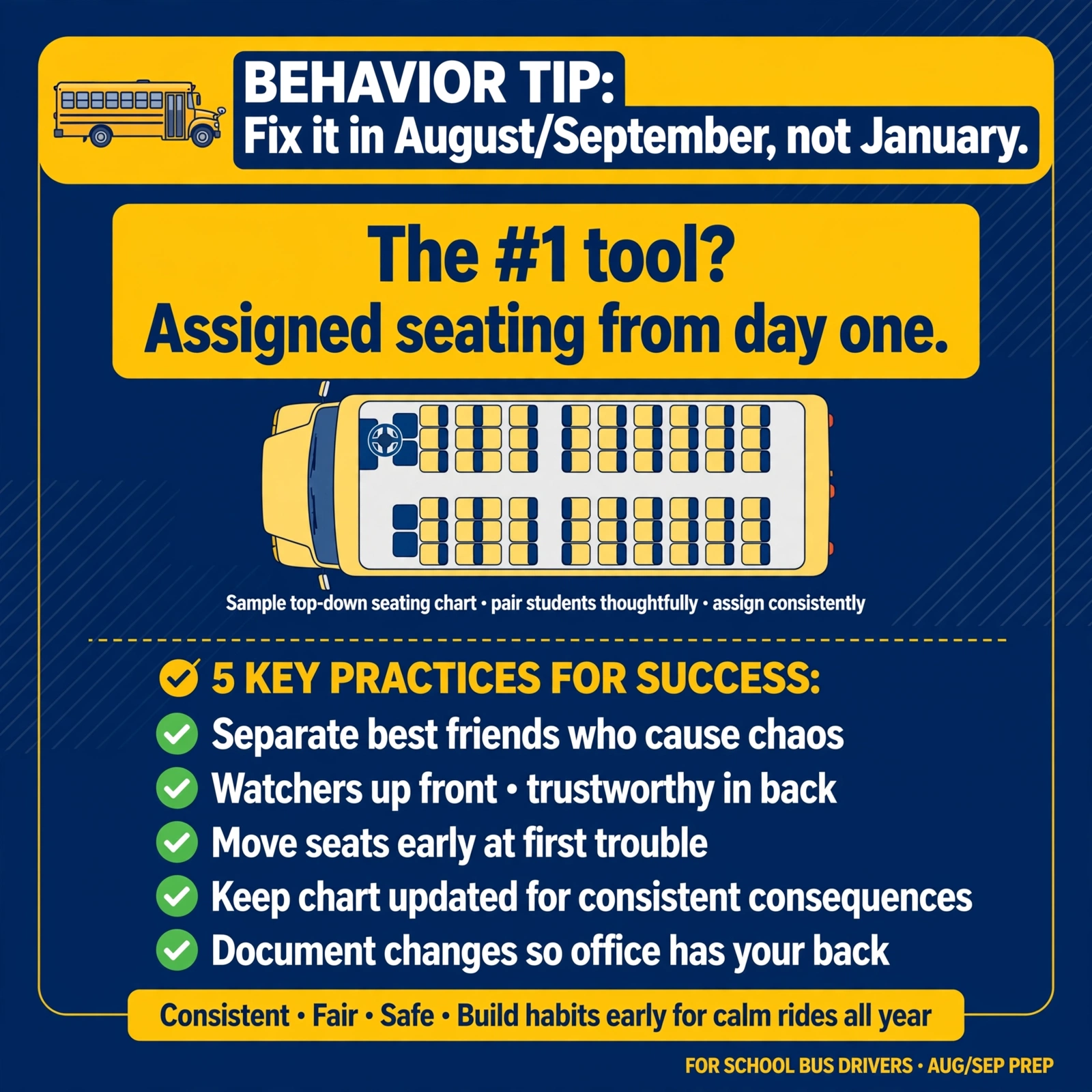 School Bus Behavior Tips